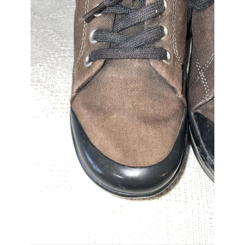 Dansko Vegan Women’s Nursing Shoes Size 38 U.S. 7 M Brown Fabric Hospital Clinic
